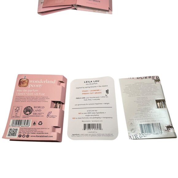 Lot of 8 Perfume Samples + Cle de Peau Cosmetics Bag – New - Picture 3 of 9